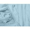 Pružné světle modré jersey prostěradlo s lycrou 180 × 200 cm – hebký materiál