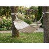 Pohodlná houpací síť ZENVIO COMFORT 200x80 cm bílá pro relaxaci
