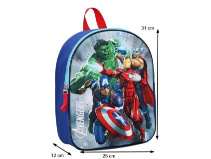 DBBH0790A detsky batoh avengers s 3D efektem