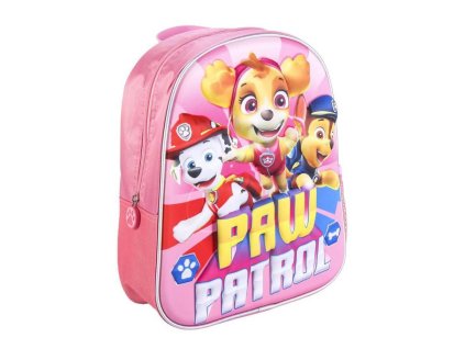 DBBH1046AA detsky batoh tlapkova patrola ruzova s 3D efektem