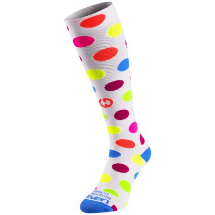 Compression socks Eleven Dots White