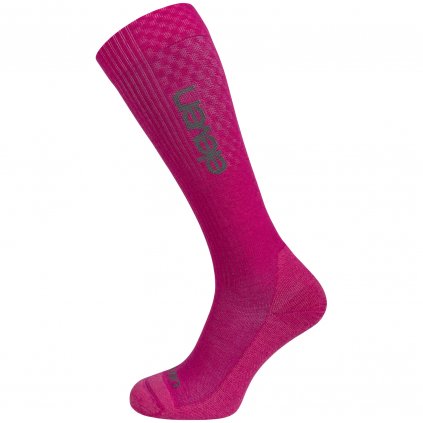 Kompresní podkolenky Eleven MERINO Fuchsia