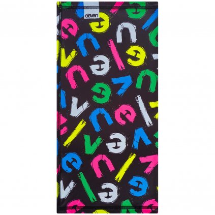 Multifunctional scarf Eleven Lett BK Color