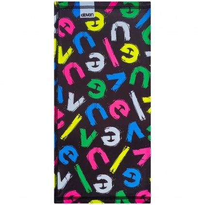 Multifunctional scarf Eleven Lett BK Color