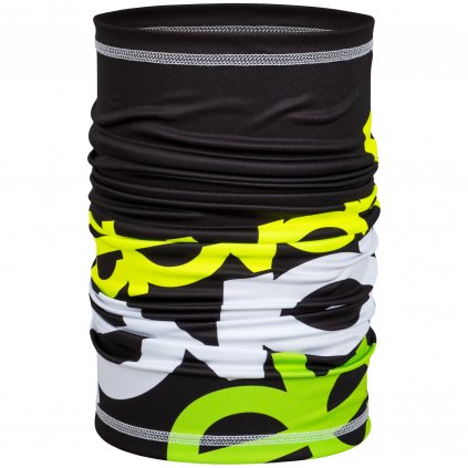 Multifunctional scarf Eleven Fluo Black