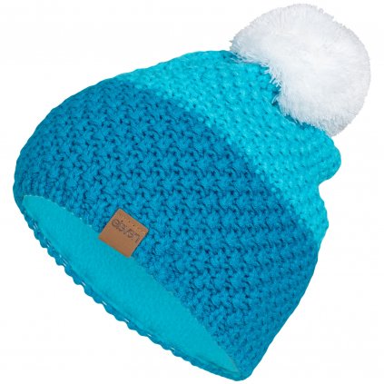 Knitted beanie Eleven MAD Blue/White