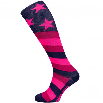 Compression socks Eleven Stars Pink