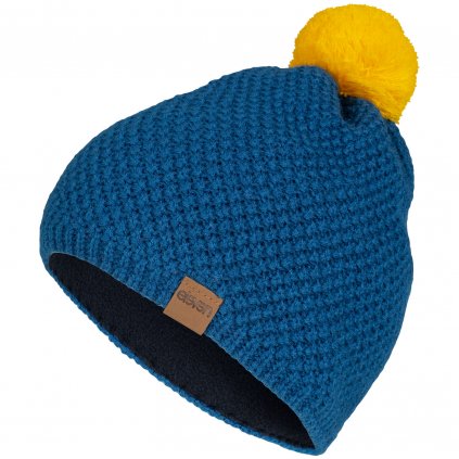 Knitted beanie Eleven Evan Yellow/Blue