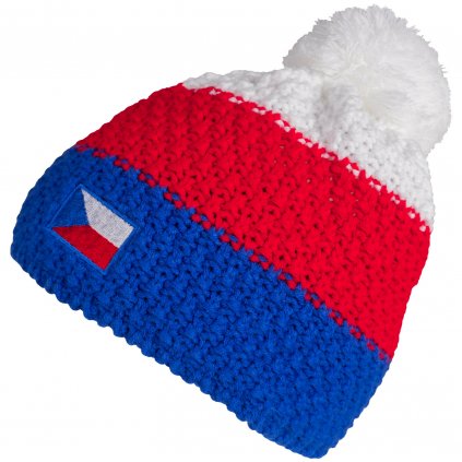 Knitted beanie Eleven Pom Czech