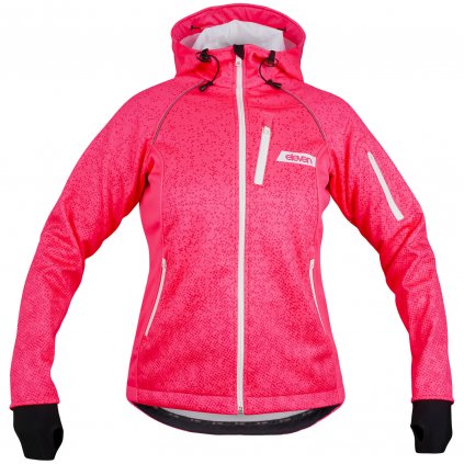 Dámská softshell bunda Eleven Screen Pink