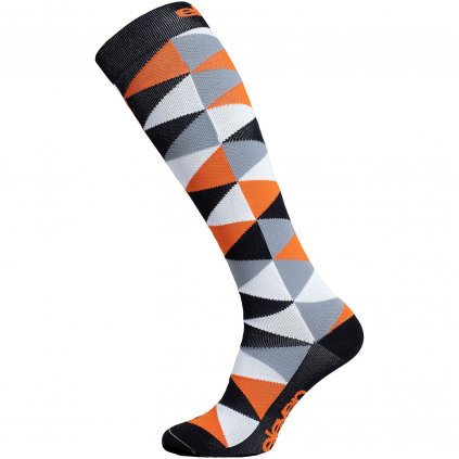 Compression socks Eleven Triangle Orange