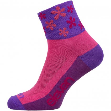 Socks Eleven Howa Flower Pink