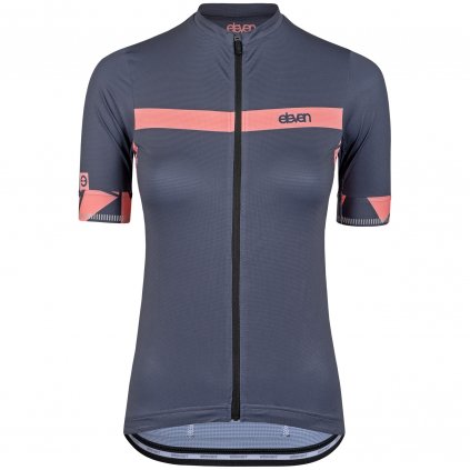 Women's cycling jersey Eleven Evelina ECO Grey