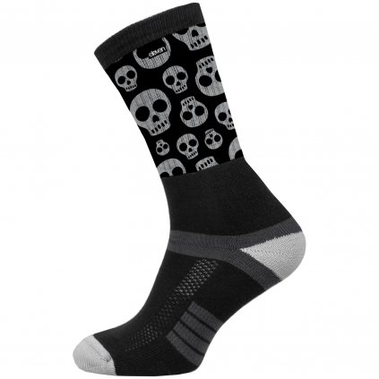 ponozky eleven suba cute skulls black