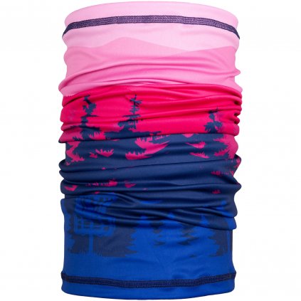 Multifunctional scarf Eleven Discgolf Pink