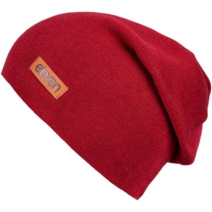 Knitted beanie Eleven L-Chianti