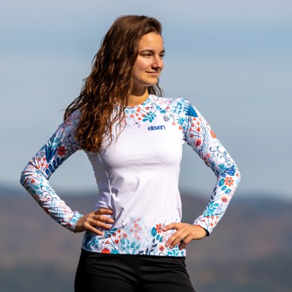 Women´s functional T-Shirt Eleven Domi Meadow White