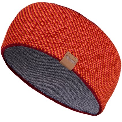 Gestricktes Stirnband Eleven Slim Orange