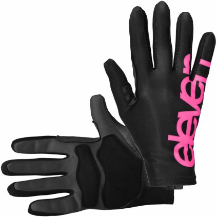 cyklisticke rukavice long black pink