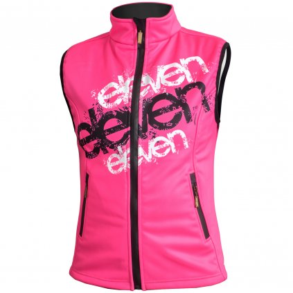 Women's softshell vest Eleven Pink