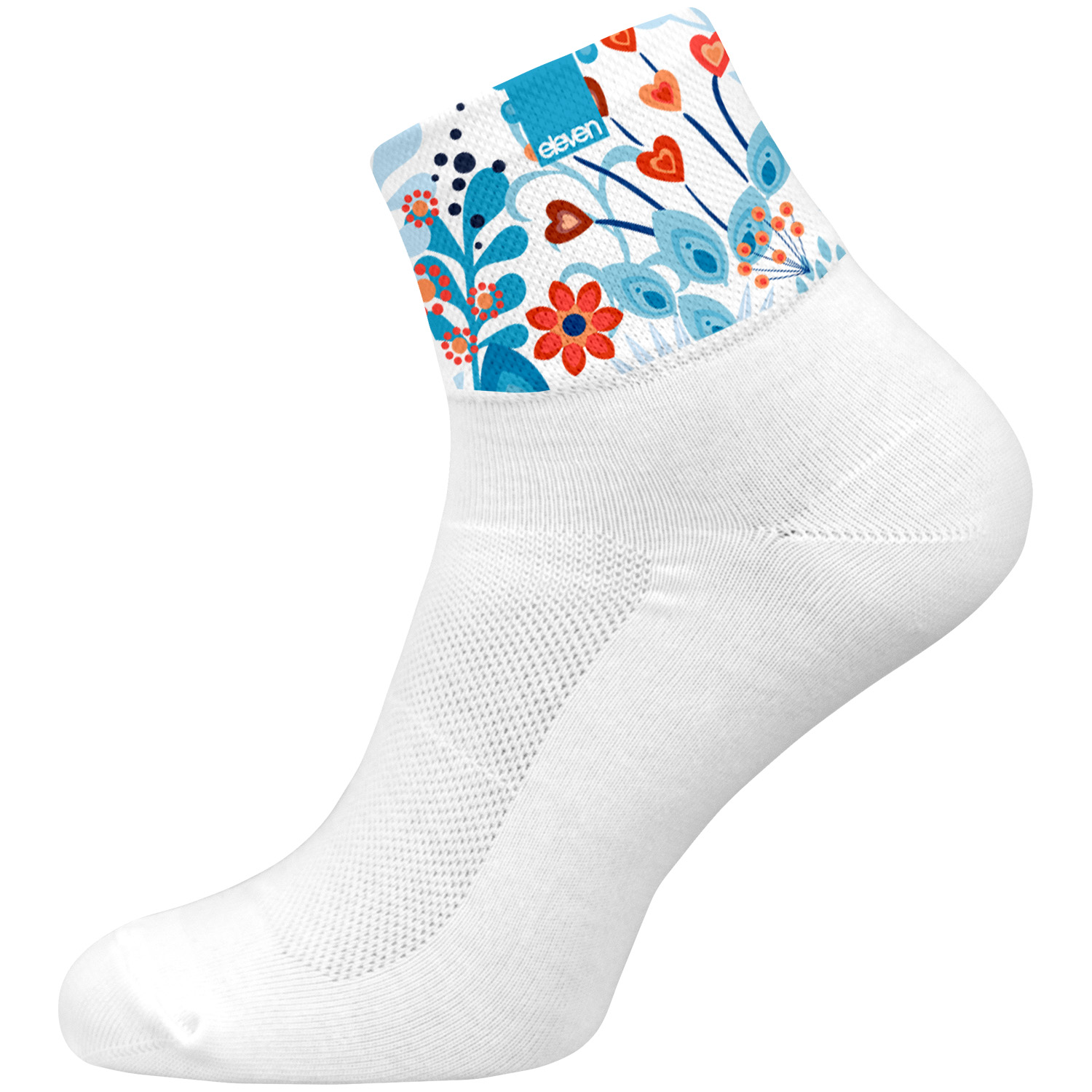Ponožky Eleven Huba Meadow White Velikost: S (36-38)
