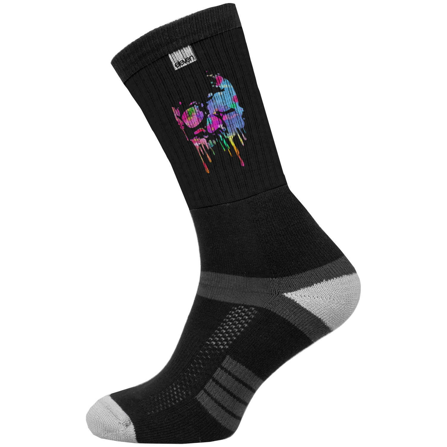 Ponožky Eleven Suba Skull Paint Black Velikost: S (36-38)
