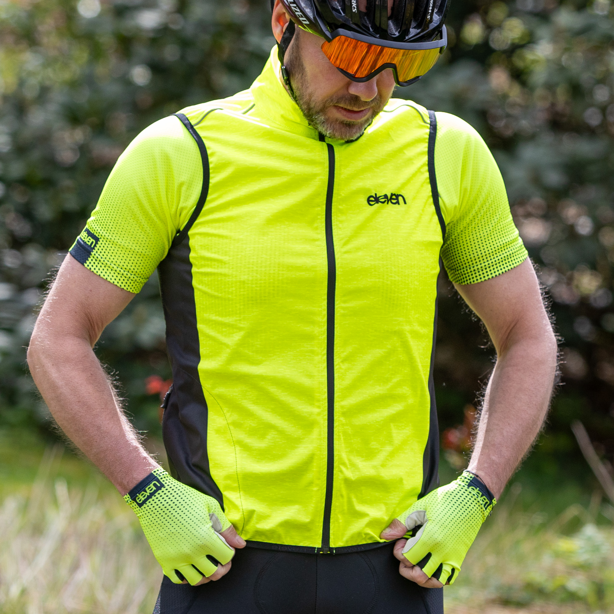 Pánská sportovní vesta Eleven Phil Fluo Velikost: 3XL