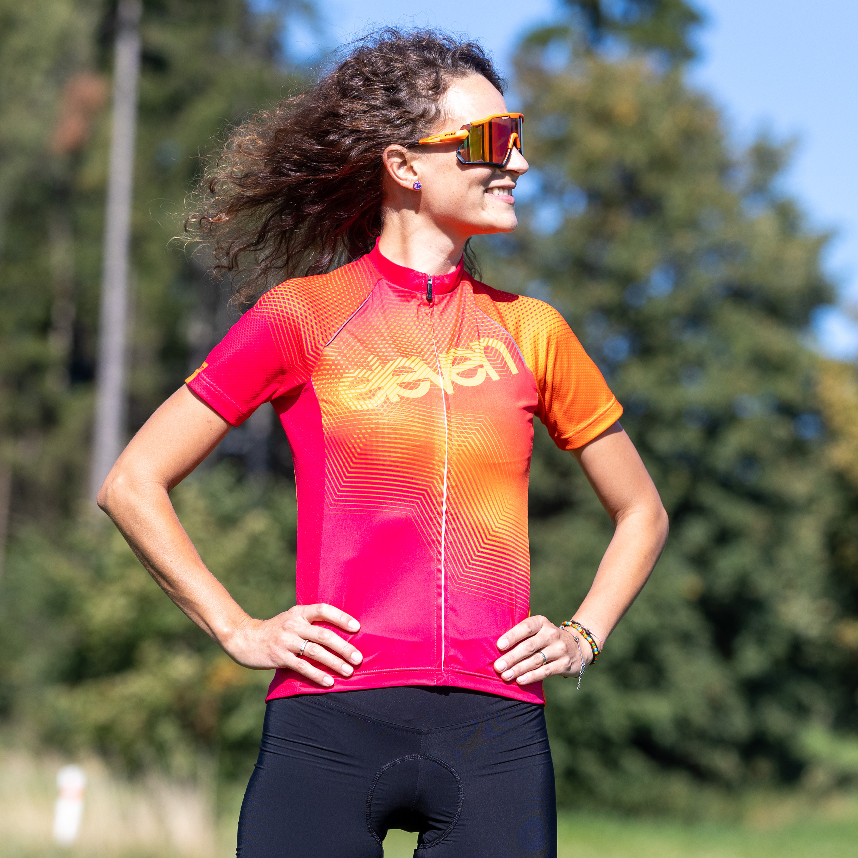 Dámský cyklistický dres Eleven Vortex Sunset Velikost: XXL