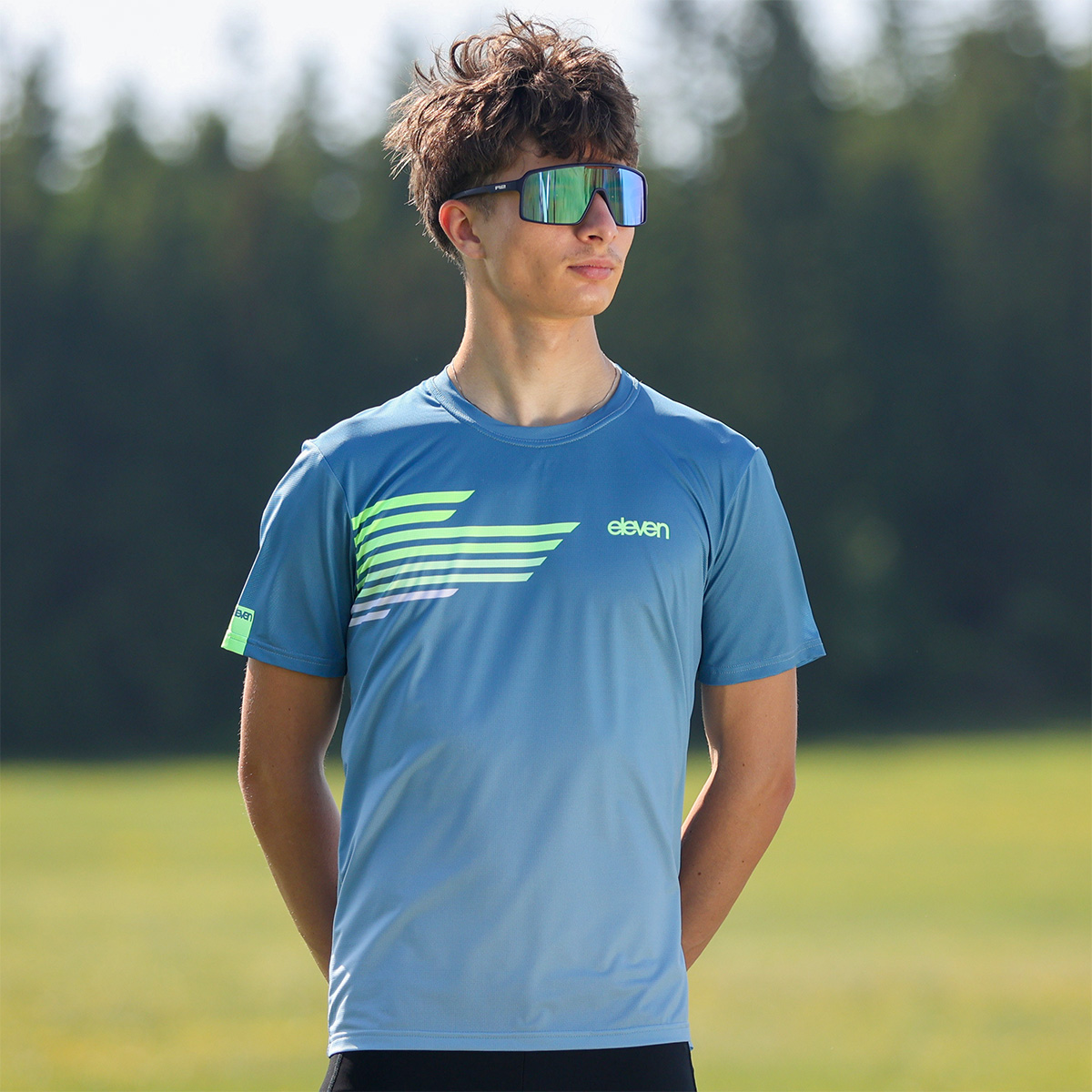 Pánské triko Eleven John ET Drift Steelblue Velikost: L