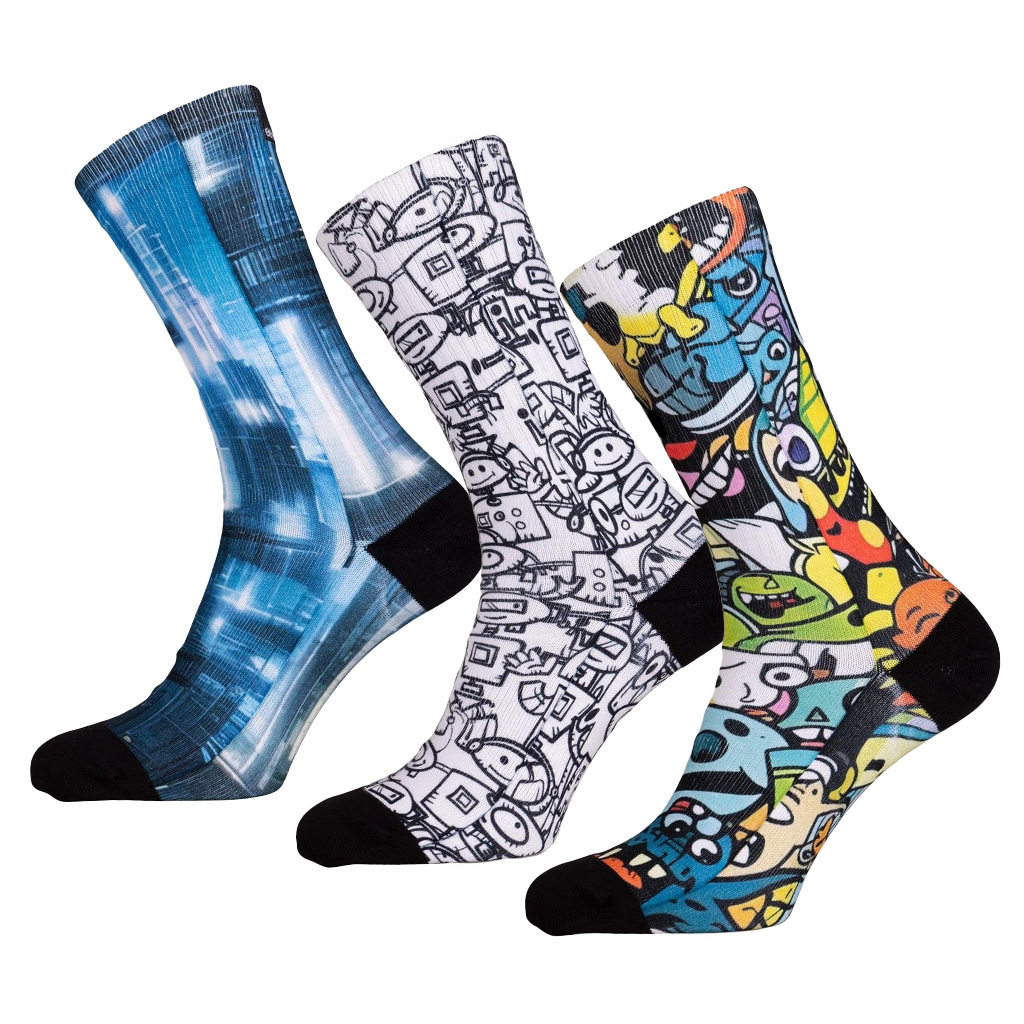 Ponožky Eleven Nina 3 pack 03 Velikost: L-XL (42 - 45)