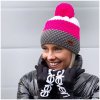 Pletená čepice Eleven Pom Pink