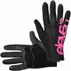 cyklisticke rukavice long black pink