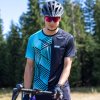 Pánský cyklistický dres Eleven Rift Blue-na postavě