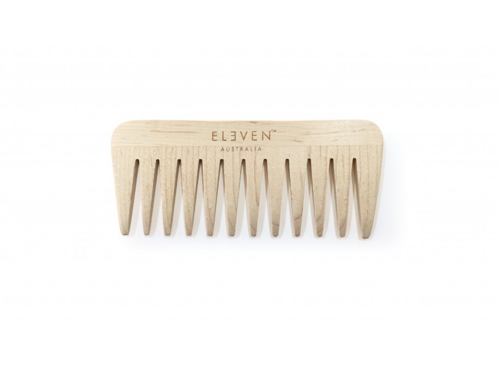 Wooden Wide Tooth Comb - Dřevěný hřeben - Eleven Australia