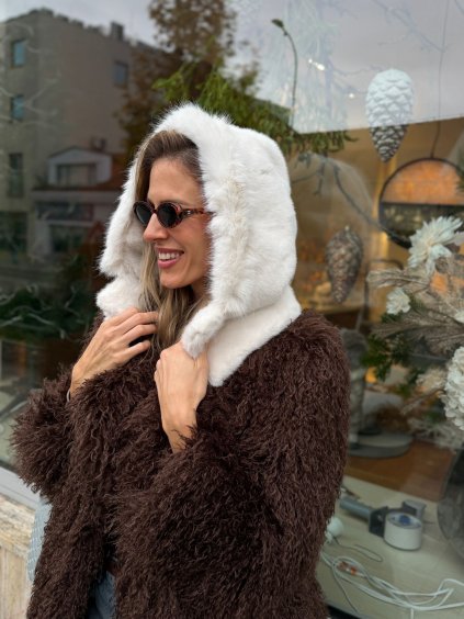 balaklava biela dámska viskóza luxe