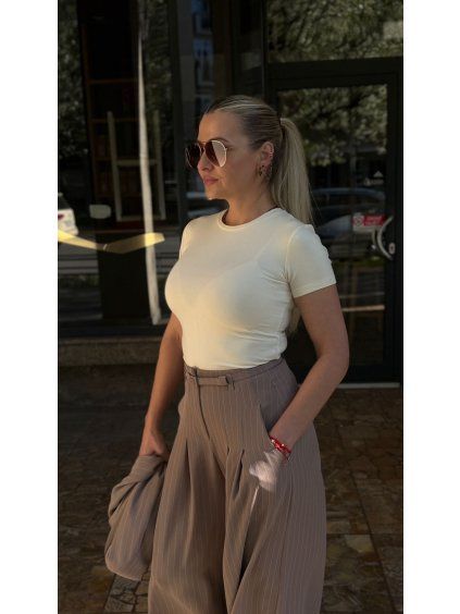 tricko basic kratky rukav uni maslova