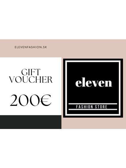 elevenfashion.sk 200 eur poukaz