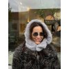 balaklava šedá dámska viskóza luxe