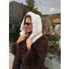 balaklava biela dámska viskóza luxe