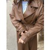 Prechodný trenchcoat stella hnedá