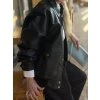 Bunda koženka čierna