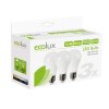 ECOLUX LED žárovka 3-pack, klasický tvar, 12W, E27, 3000K, 270°, 980lm, 3ks v balení