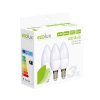 ECOLUX LED žárovka Ecolux 3-pack, svíčka, 6W, E14, 3000K, 450lm, 3ks