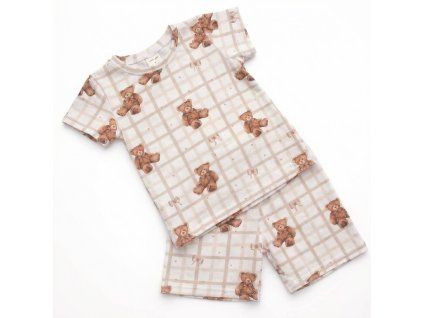 Dievčenské pyžamko medvedík