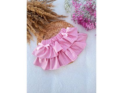 Dievčenská riasená suknička
