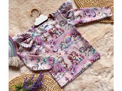 Dievčenské tričko unicorn