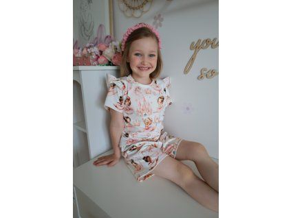 Dievčenské letné pyžamko baletka