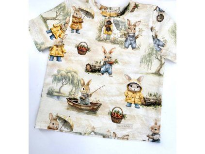 chlapčenské tričko zajačik