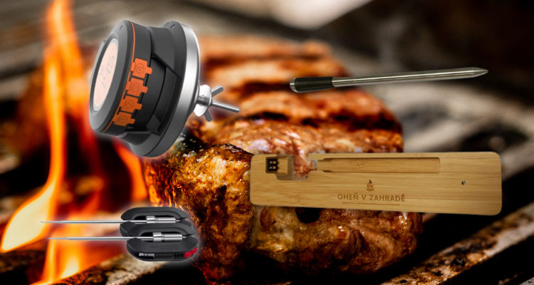 Chytré teploměry usnadňují uzení i grilování