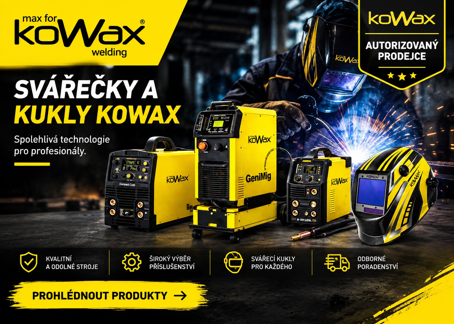 KOWAX svařovací technika – profesionální svářečky a příslušenství